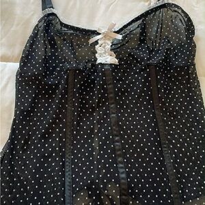 Black Polka Dot Shapewear